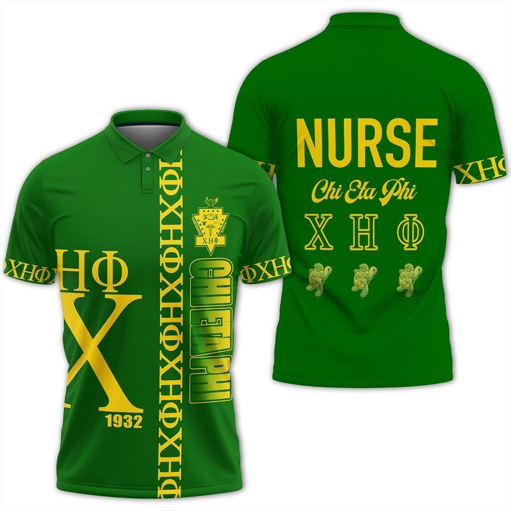 Sorority Polo - Green Chi Eta Phi Polo Shirt