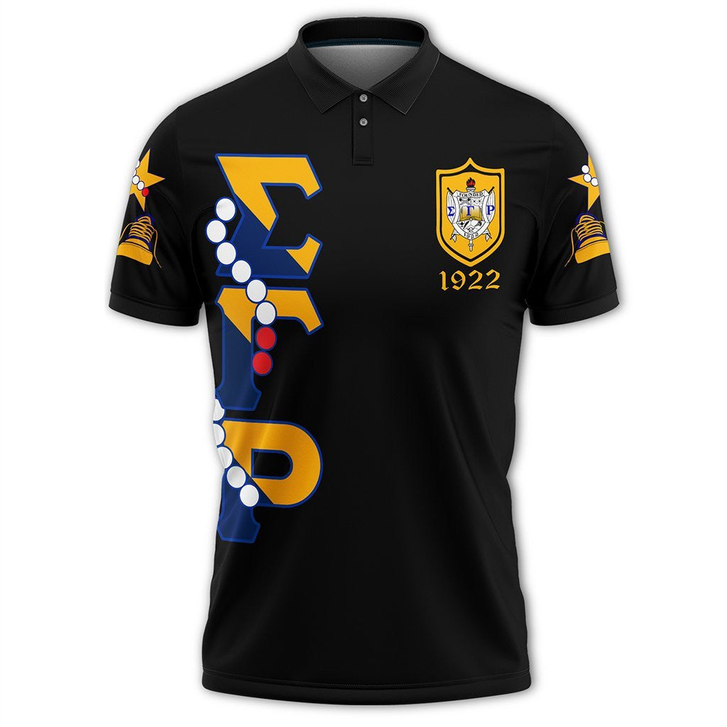 Sorority Polo - Sigma Gamma Rho Pearls K.H Chucks n Pearls Polo Shirt