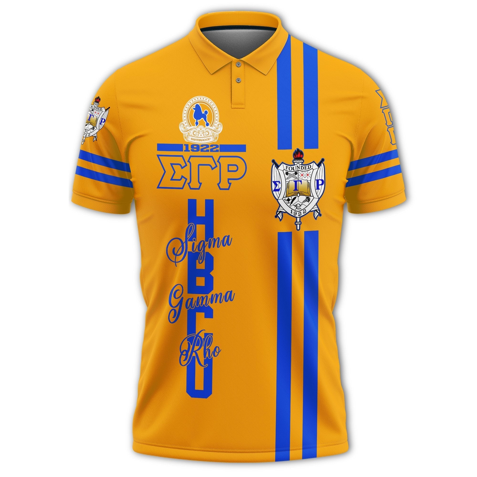 Sorority Polo - HBCU Sigma Gamma Rho Poodle Polo Shirt