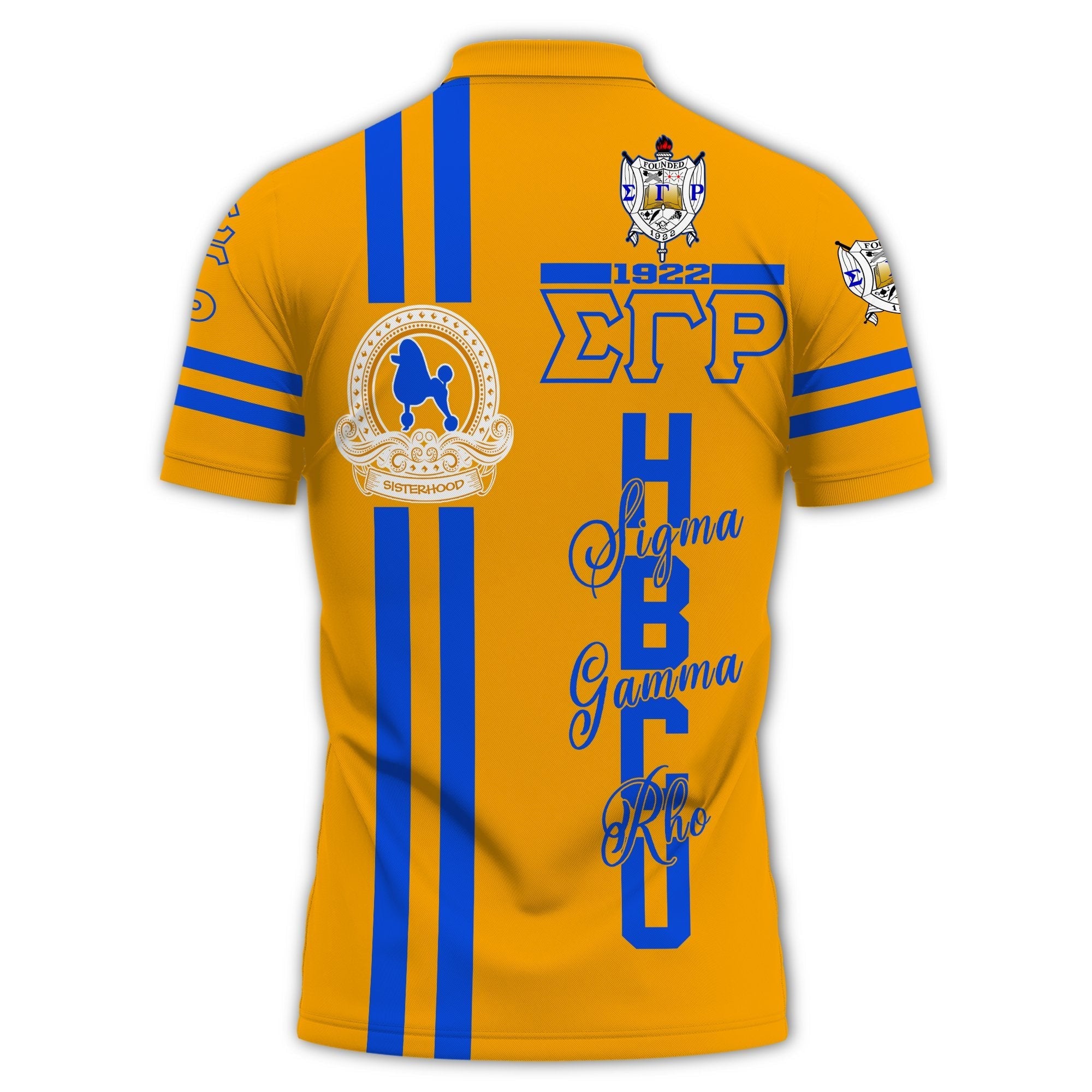 Sorority Polo - HBCU Sigma Gamma Rho Poodle Polo Shirt