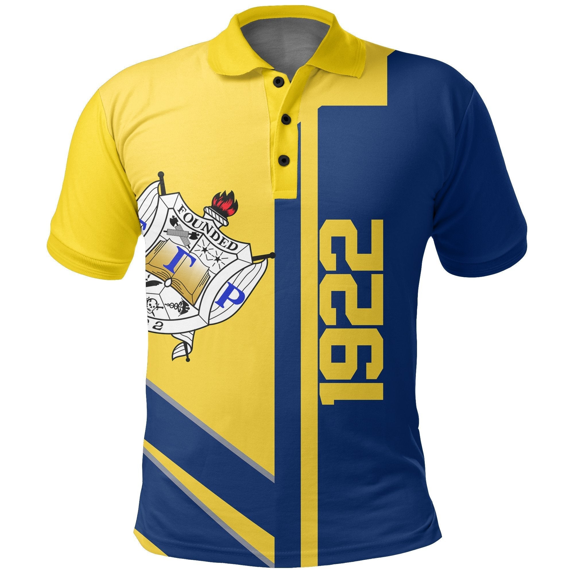 Sorority Polo -Sigma Gamma Rho SGR Half Concept Polo Shirt