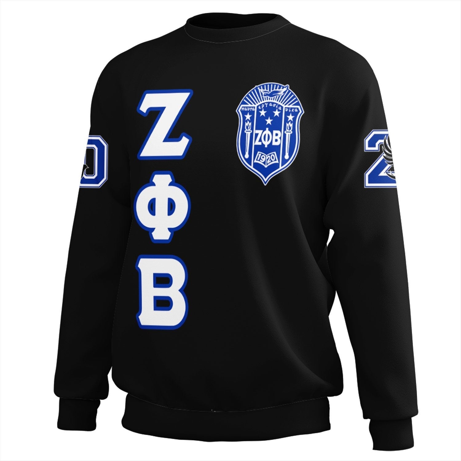 Zeta Phi Beta Letters Sweatshirt J0