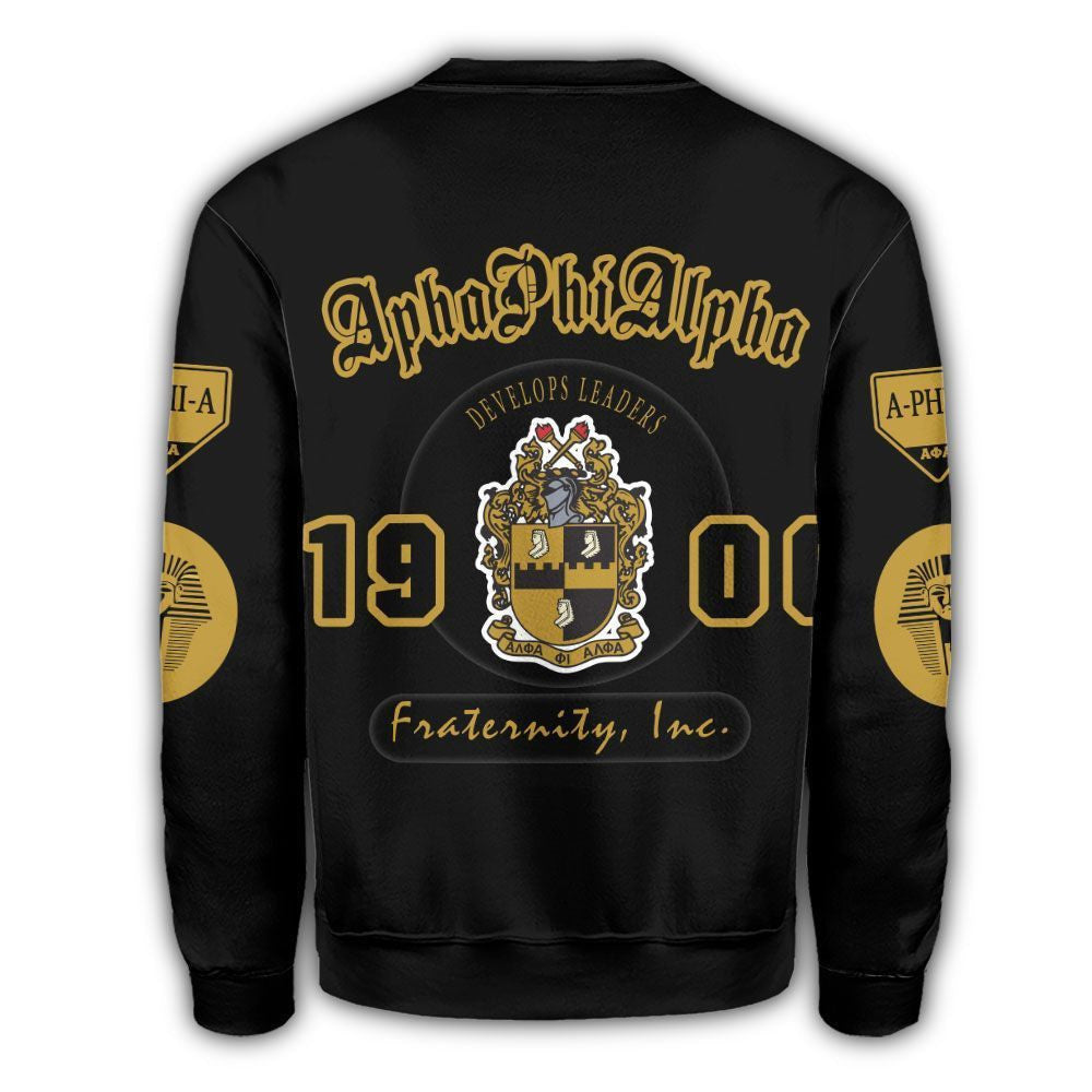 Fraternity Sweatshirt - Shield Of Alpha Phi Alpha 1906 Crewneck Sweatshirt