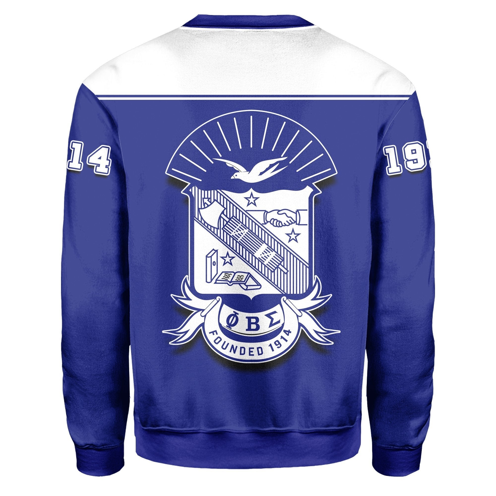 Fraternity Sweatshirt - Phi Beta Sigma Bleed Blue - Sport Two