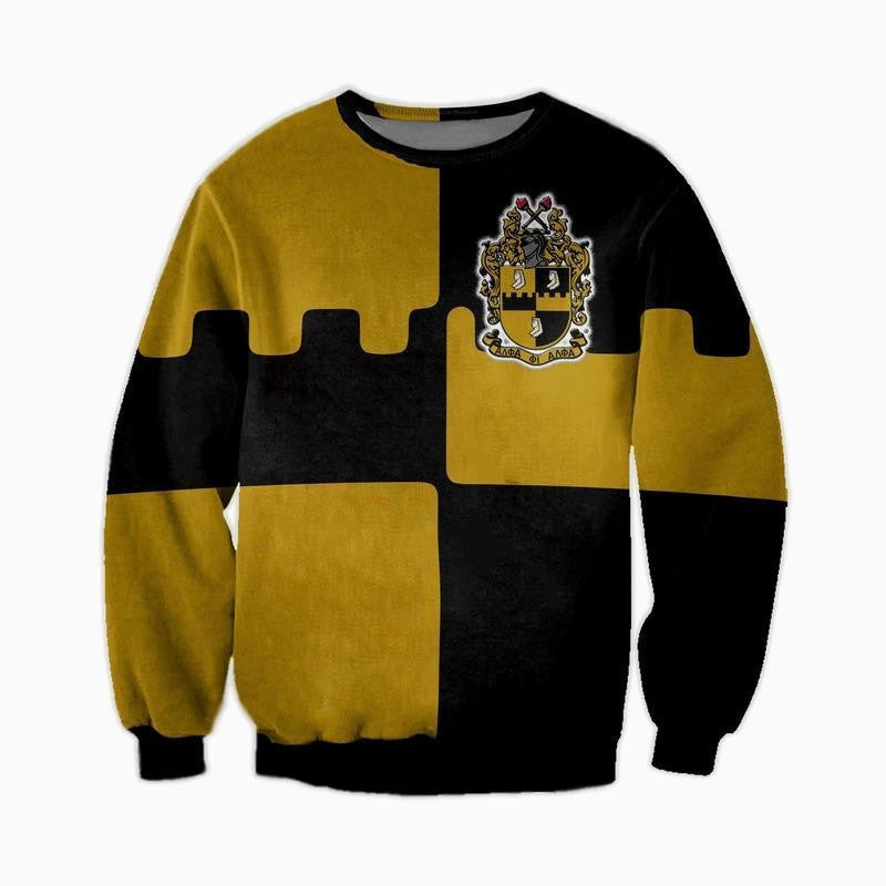 Fraternity Sweatshirt - Crewneck Sweatshirt Lego Alpha Phi Alpha