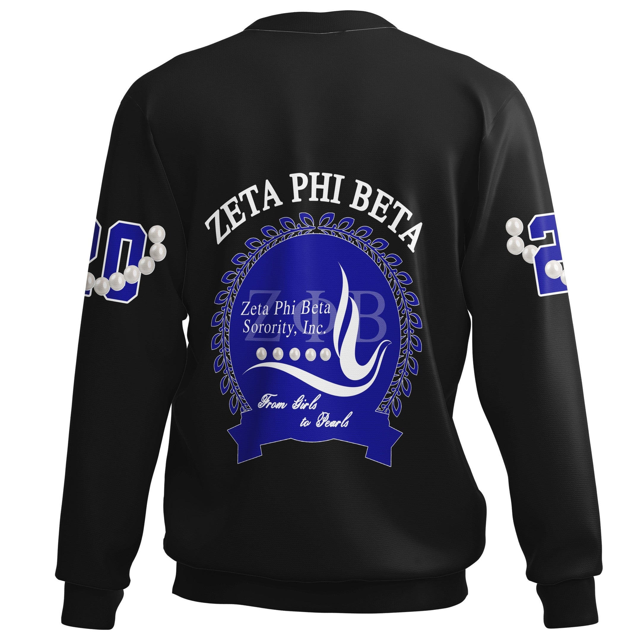 Sorority Sweatshirt - Zeta Phi Beta Pearl Sweatshirt