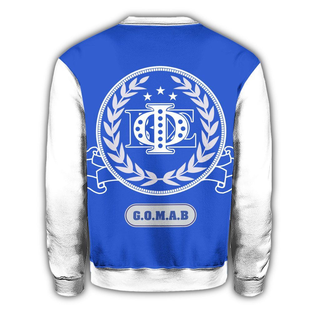 Fraternity Sweatshirt - Laurel Wreath Phi Beta Sigma Crewneck Sweatshirt