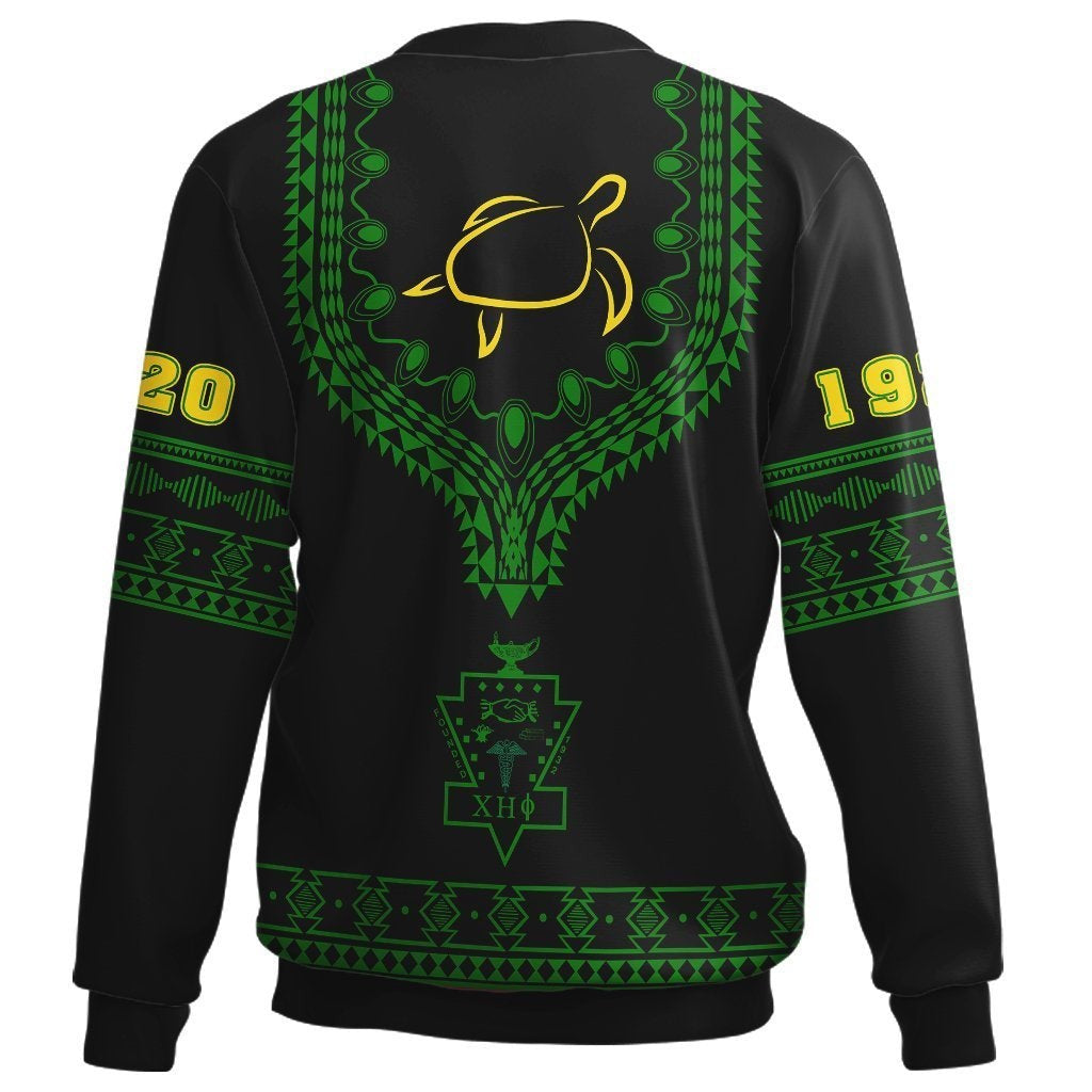Sorority Sweatshirt - Chi Eta Phi Dashiki Sweatshirt - Alva Style