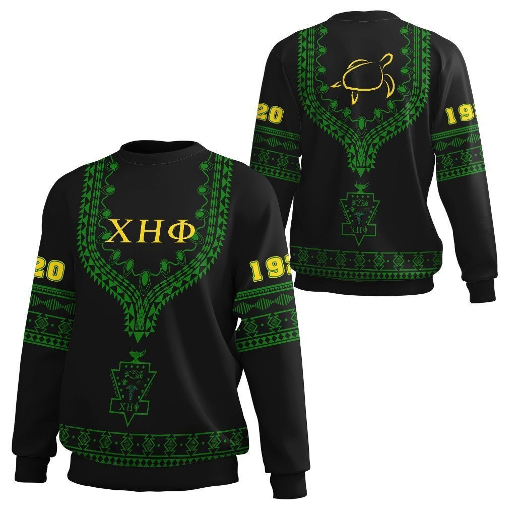 Sorority Sweatshirt - Chi Eta Phi Dashiki Sweatshirt - Alva Style