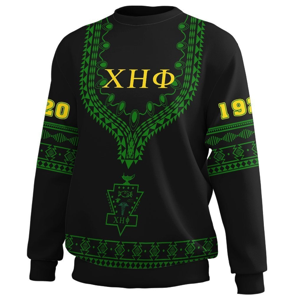 Sorority Sweatshirt - Chi Eta Phi Dashiki Sweatshirt - Alva Style