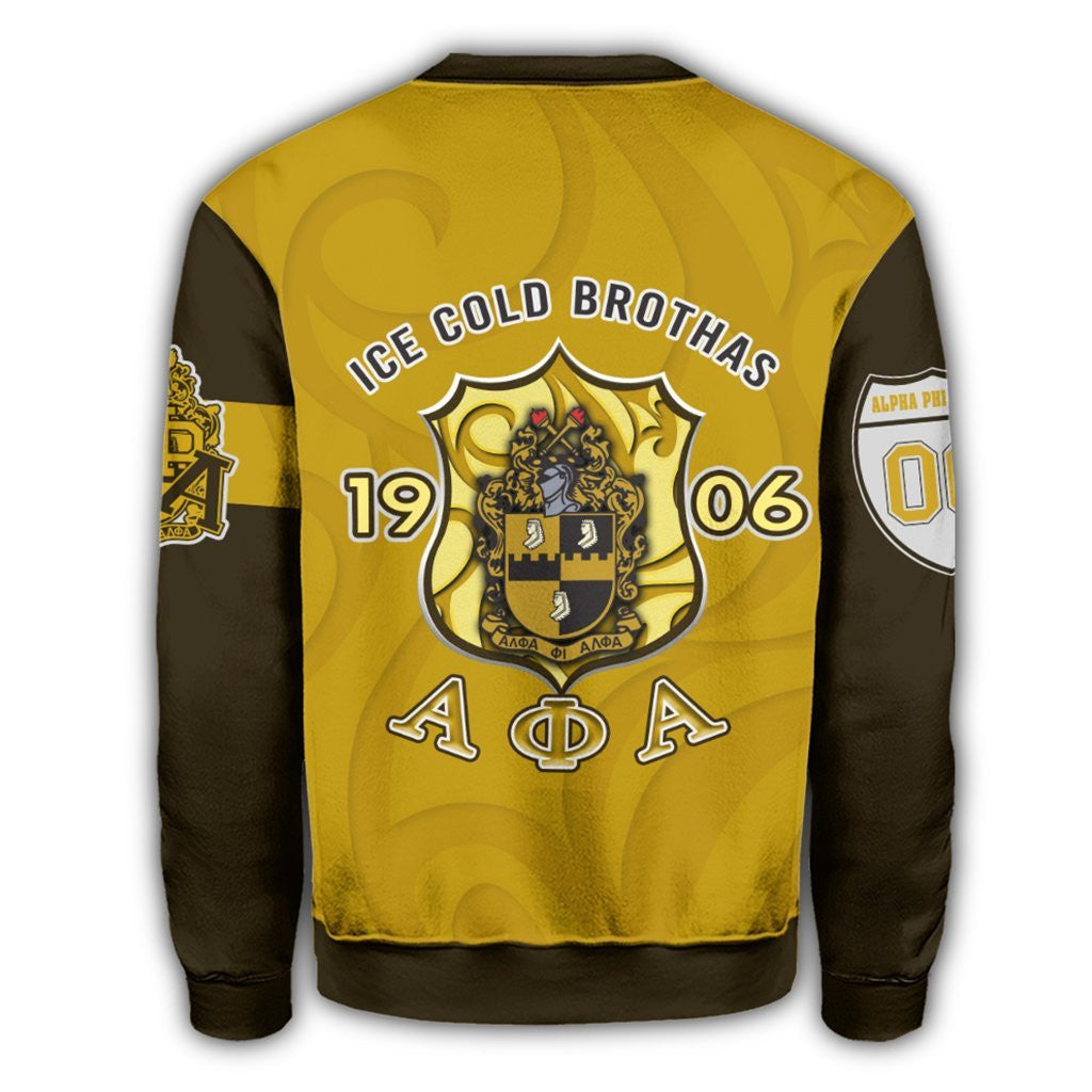 Fraternity Sweatshirt - Alpha Phi Alpha Ice Cold Brothas Sweatshirt