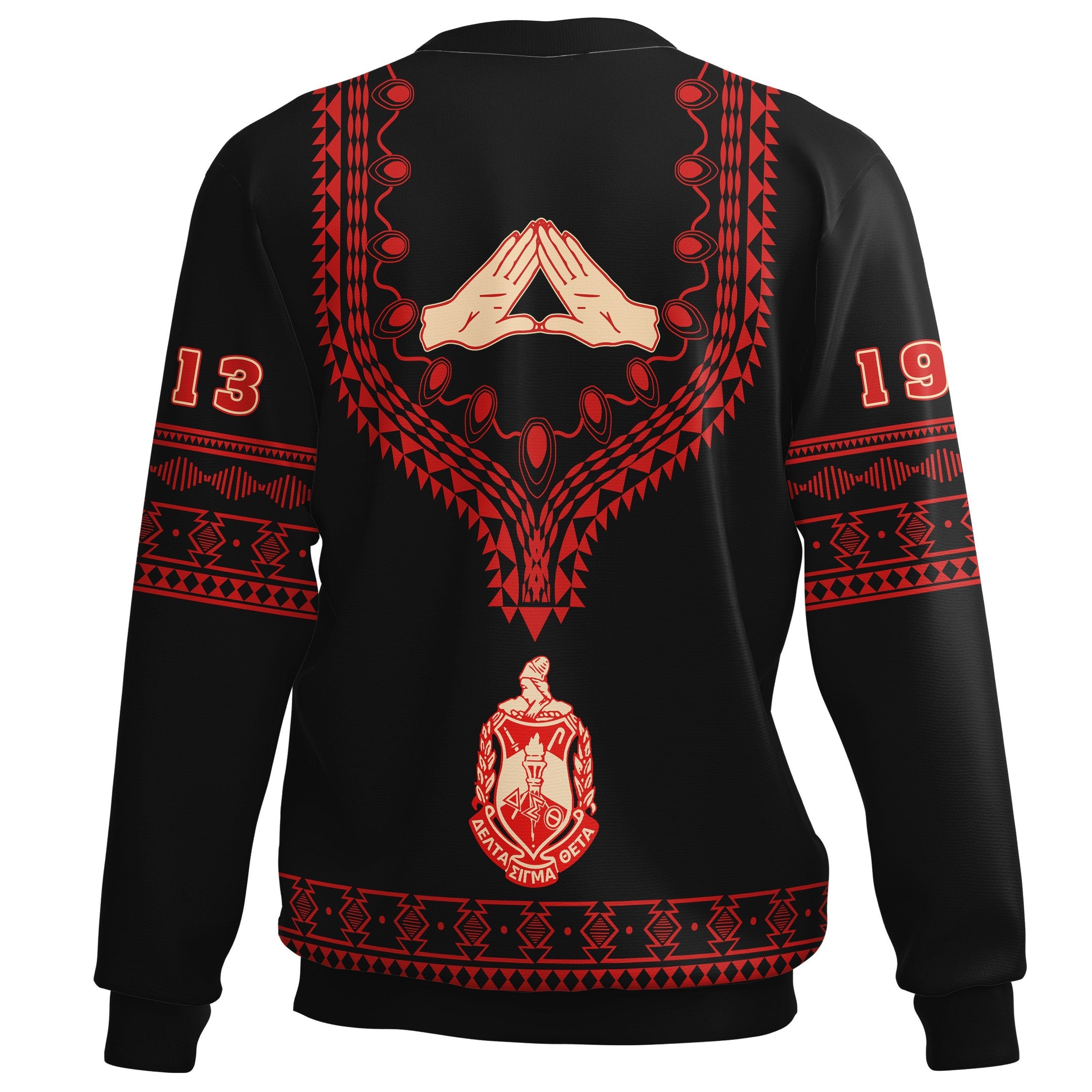 Sorority Sweatshirt - Delta Sigma Theta Dashiki Sweatshirt - Alva Style