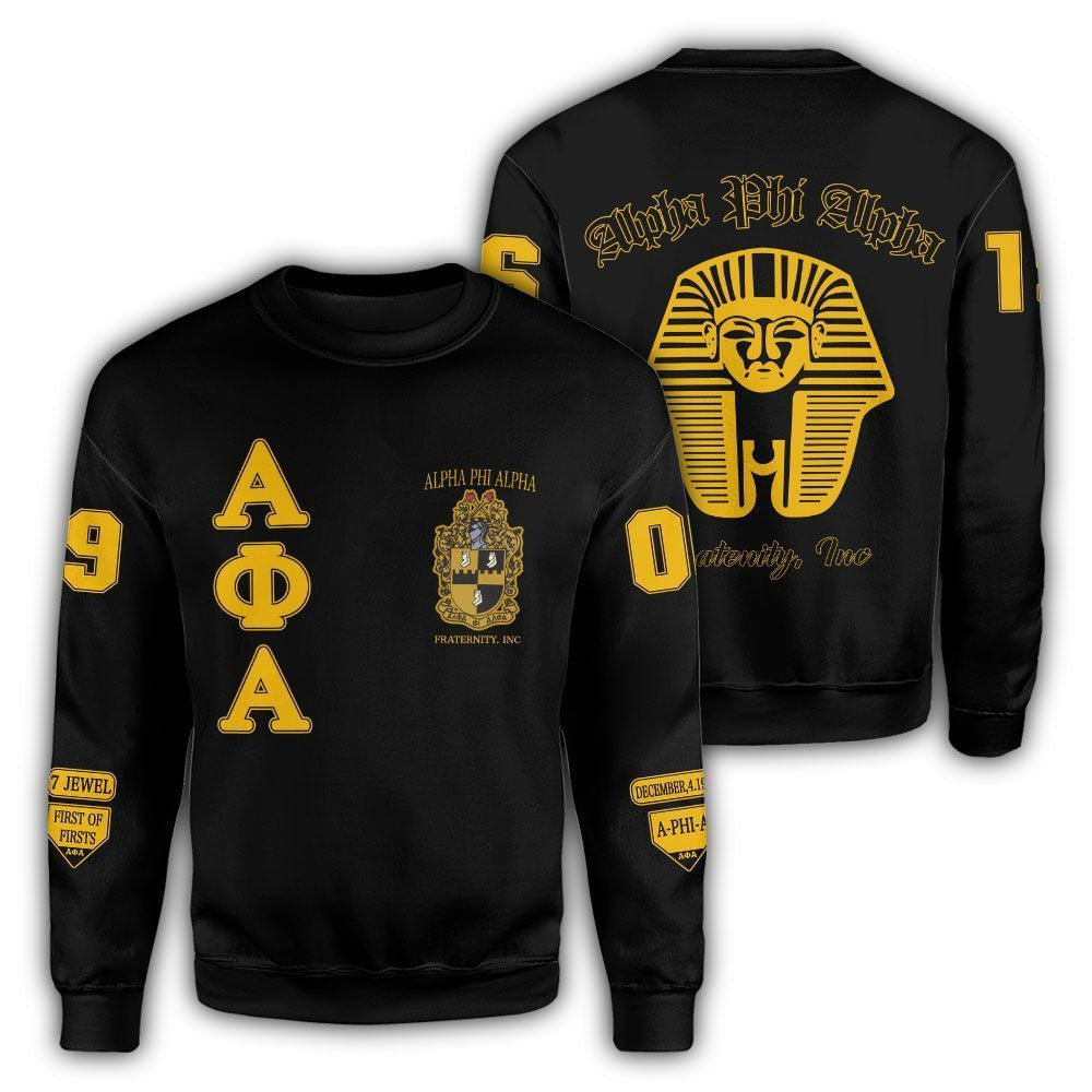 Fraternity Sweatshirt -  Giza Alpha Phi Alpha Crewneck Sweatshirt