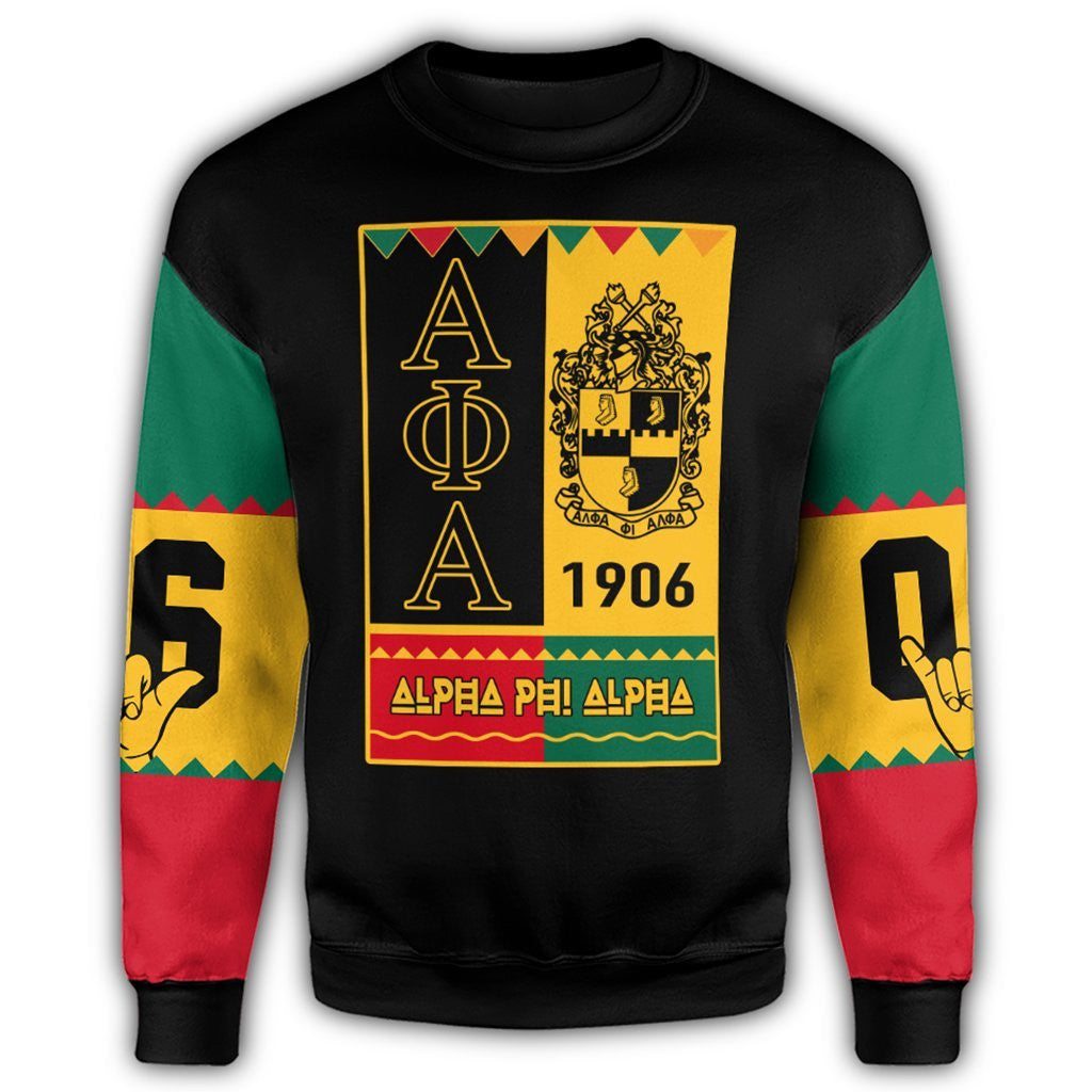 Fraternity Sweatshirt - Alpha Phi Alpha Black History Month Sweatshirt