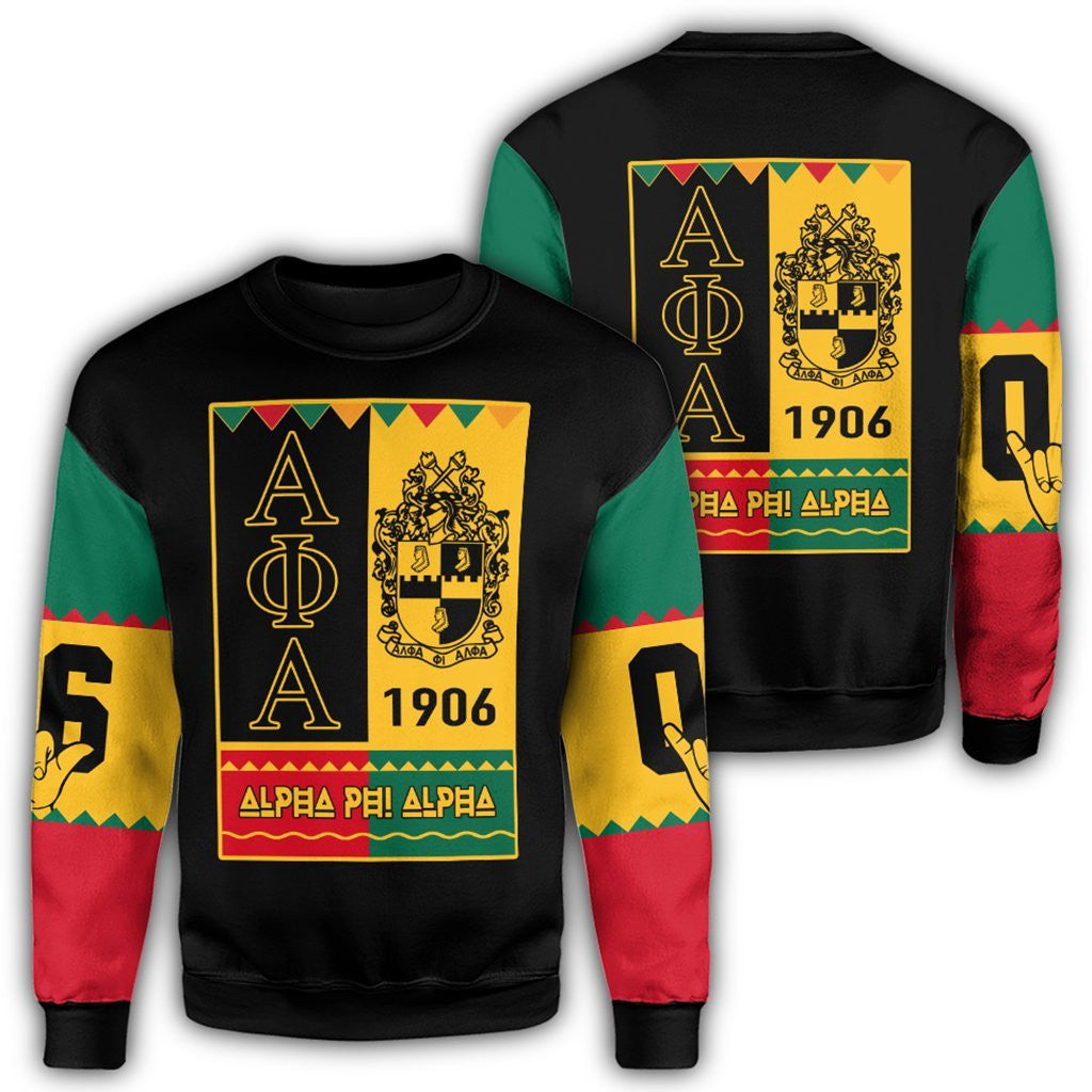 Fraternity Sweatshirt - Alpha Phi Alpha Black History Month Sweatshirt