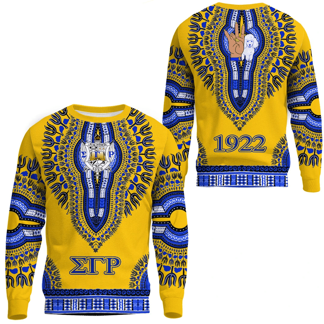 Sorority Sweatshirt - Sigma Gamma Rho Dashiki Ver2 Sweatshirts