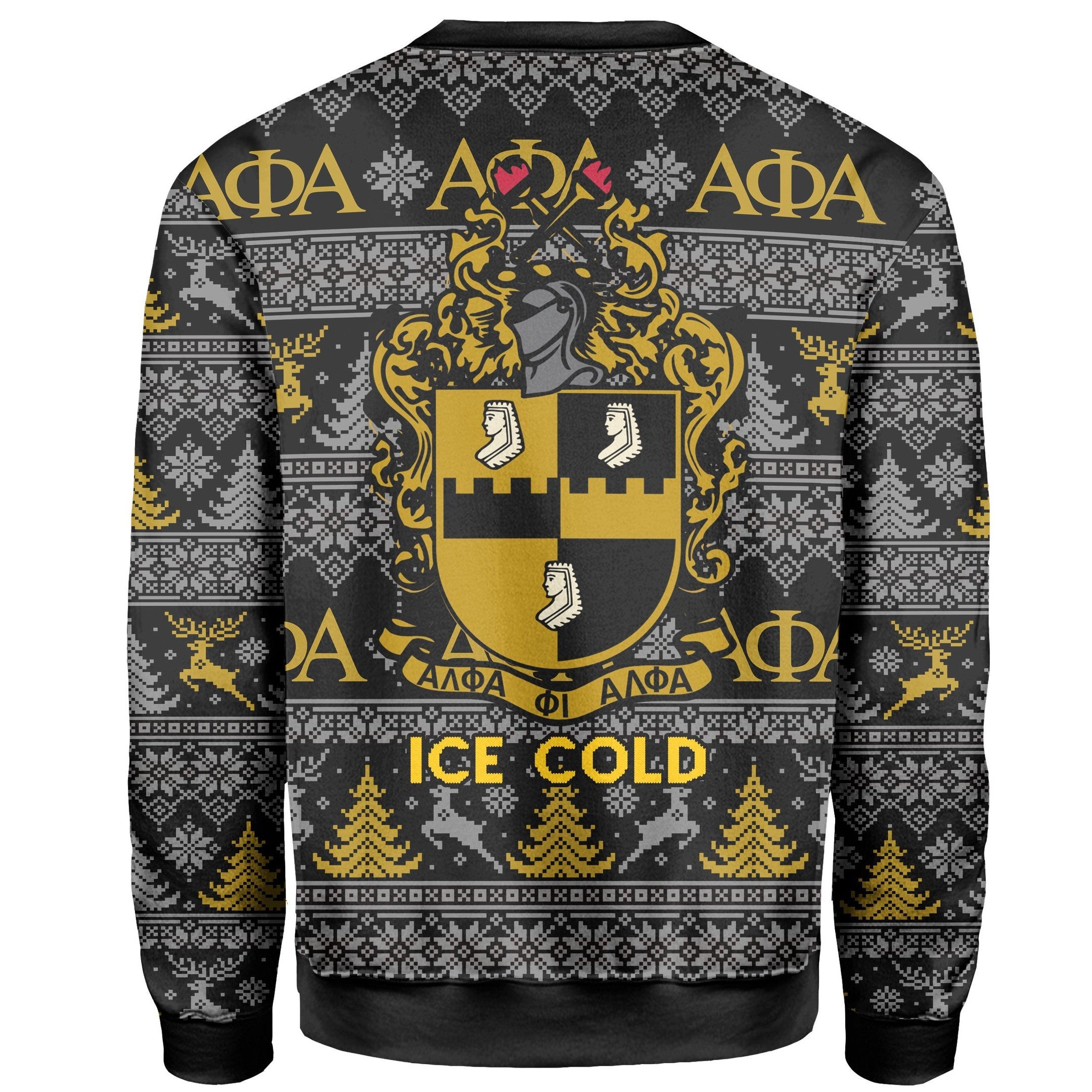 Fraternity Sweatshirt - Christmas Alpha Phi Alpha Sweatshirt