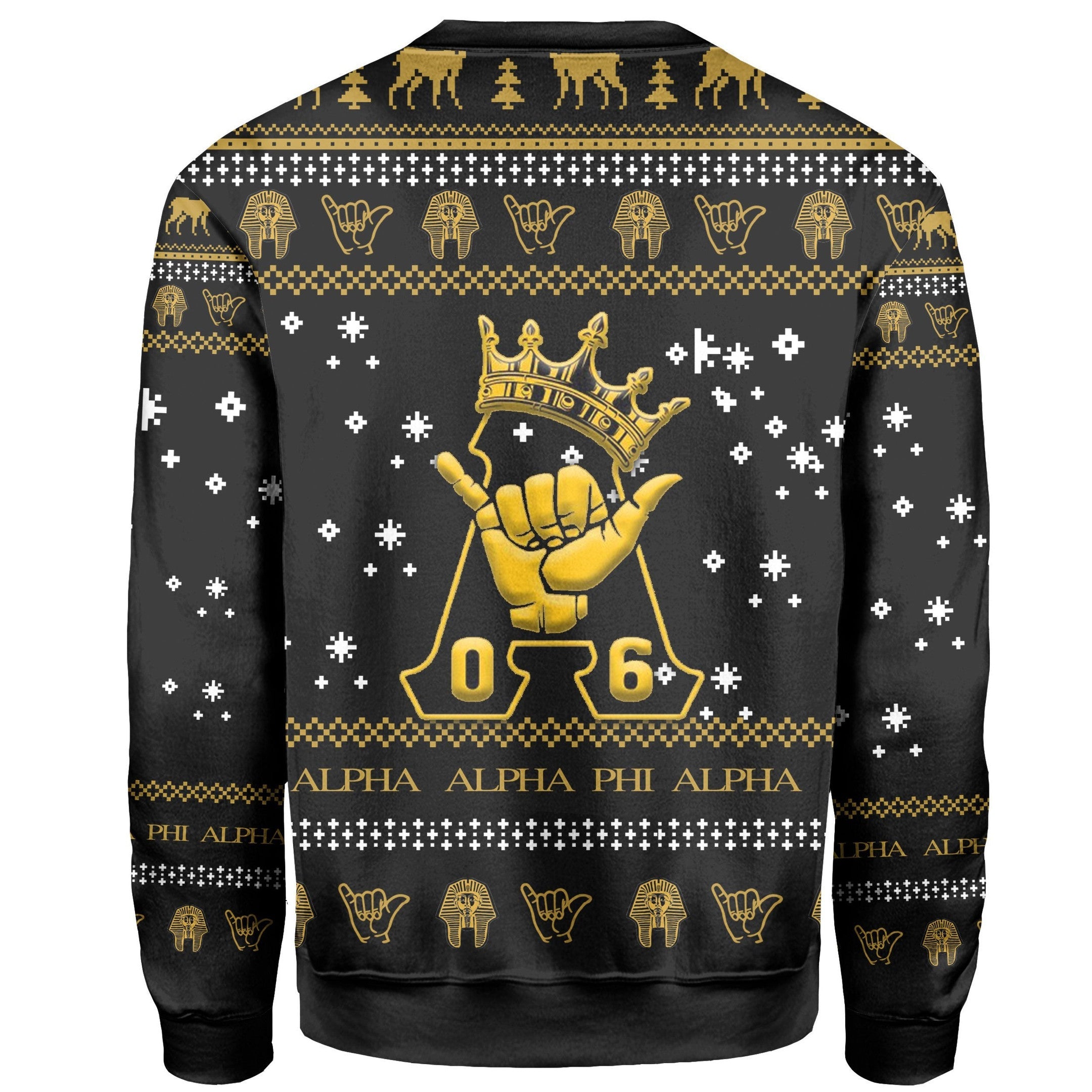 Fraternity Sweatshirt - Alpha Phi Alpha Christmas Style Sweatshirt
