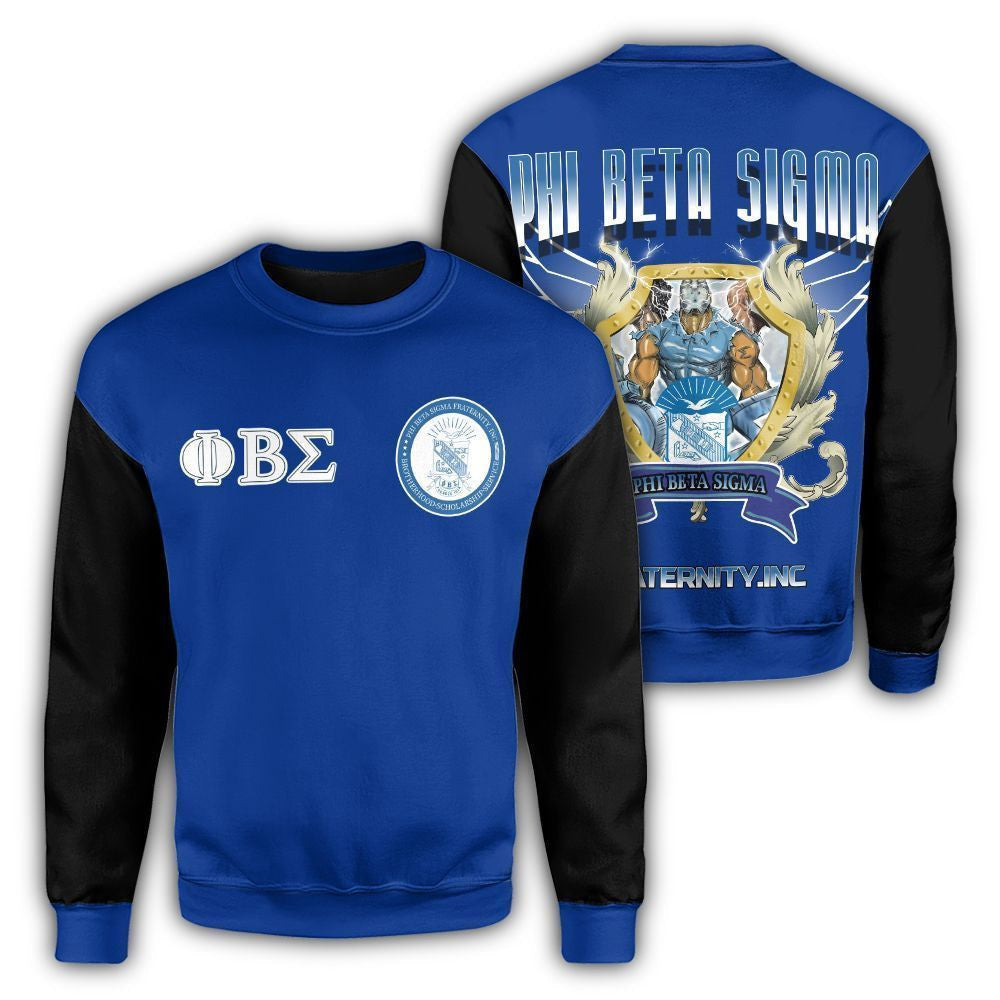Fraternity Sweatshirt - Phi Beta Sigma Brotherhood Crewneck Sweatshirt