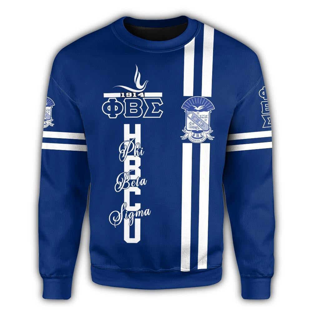 Fraternity Sweatshirt - HBCU Phi Beta Sigma Dove Crewneck Sweatshirt