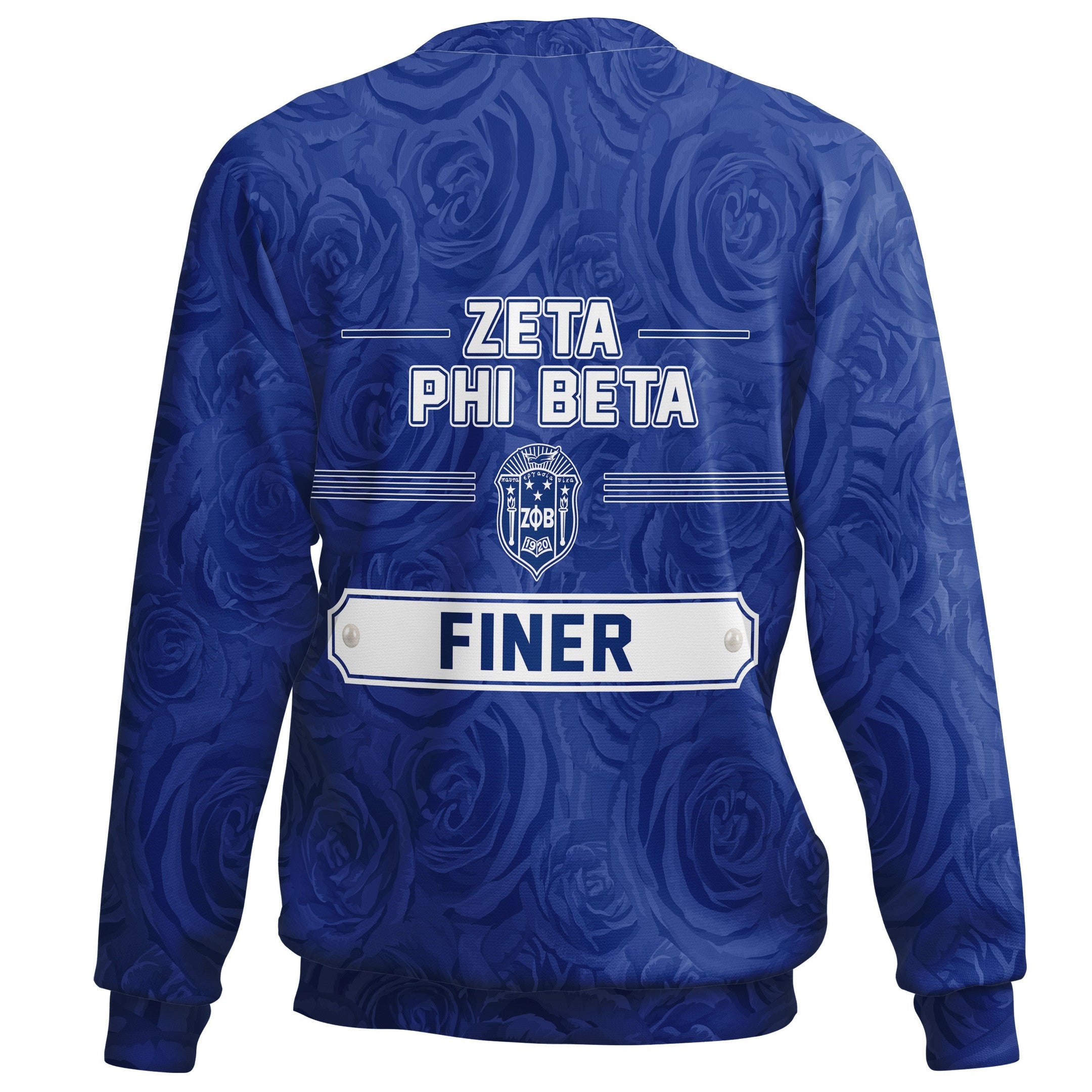 Sorority Sweatshirt - Zeta Phi Beta Rose Peals Sweatshirt