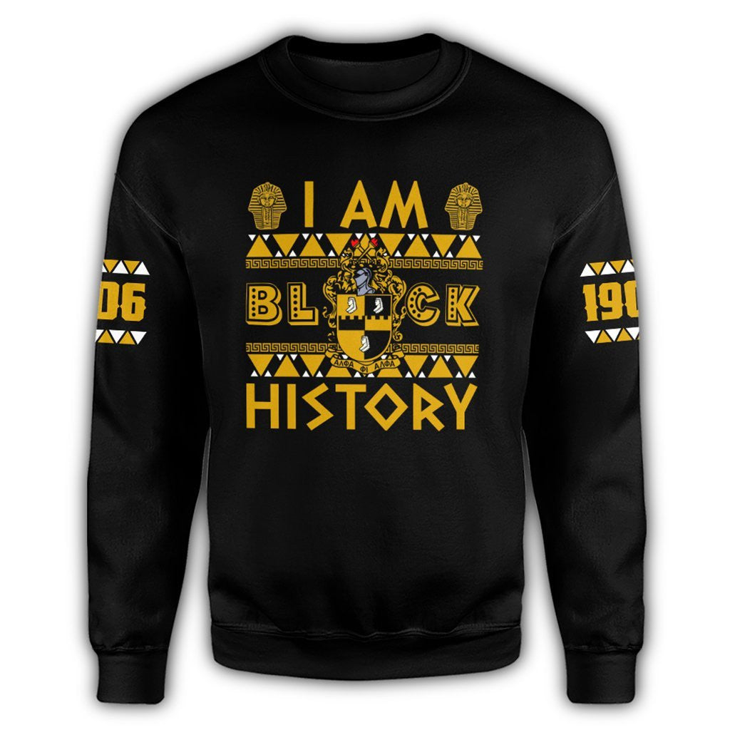Fraternity Sweatshirt - I Am Black History Alpha Phi Alpha Sweatshirt