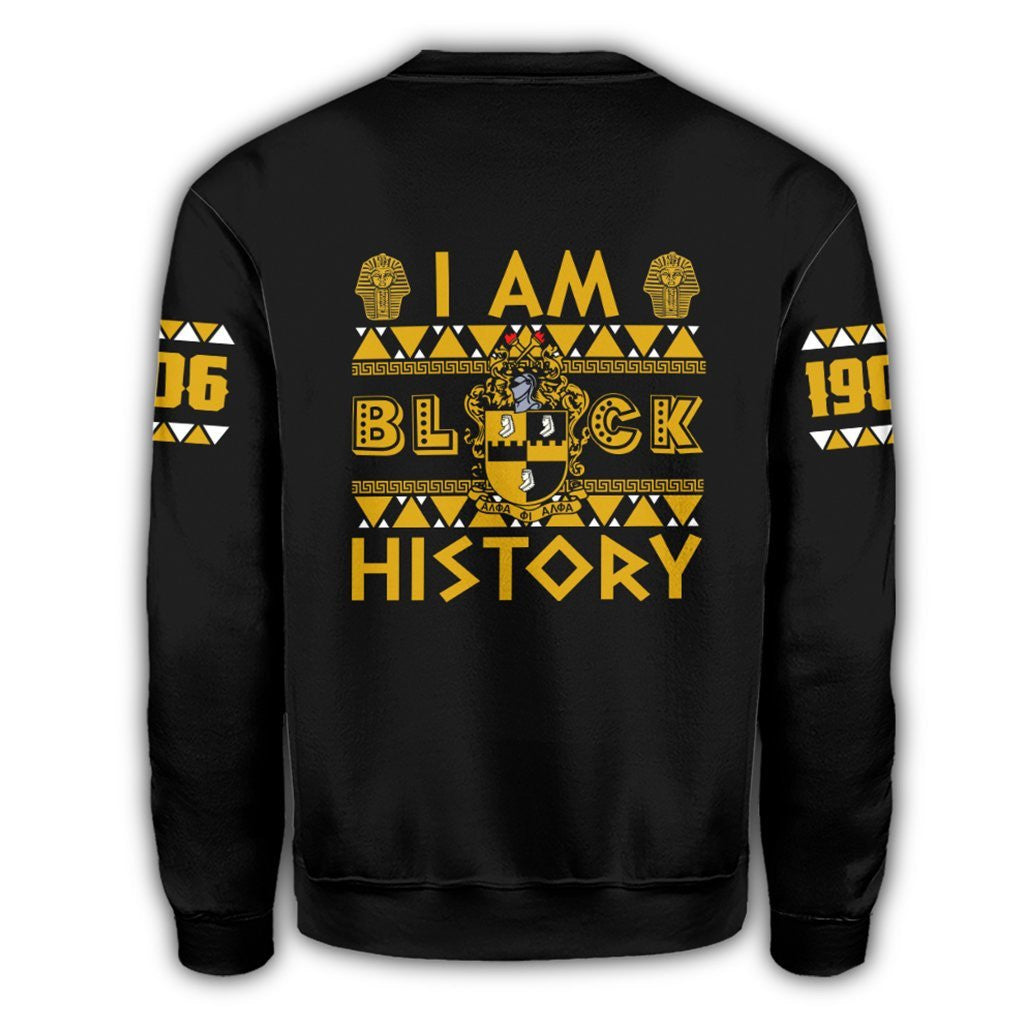 Fraternity Sweatshirt - I Am Black History Alpha Phi Alpha Sweatshirt