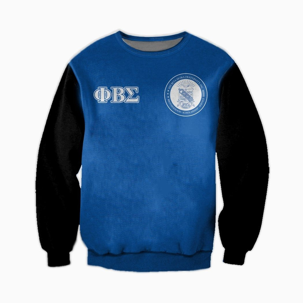 Fraternity Sweatshirt - Crewneck Sweatshirt Phi Beta Sigma Brotherhood