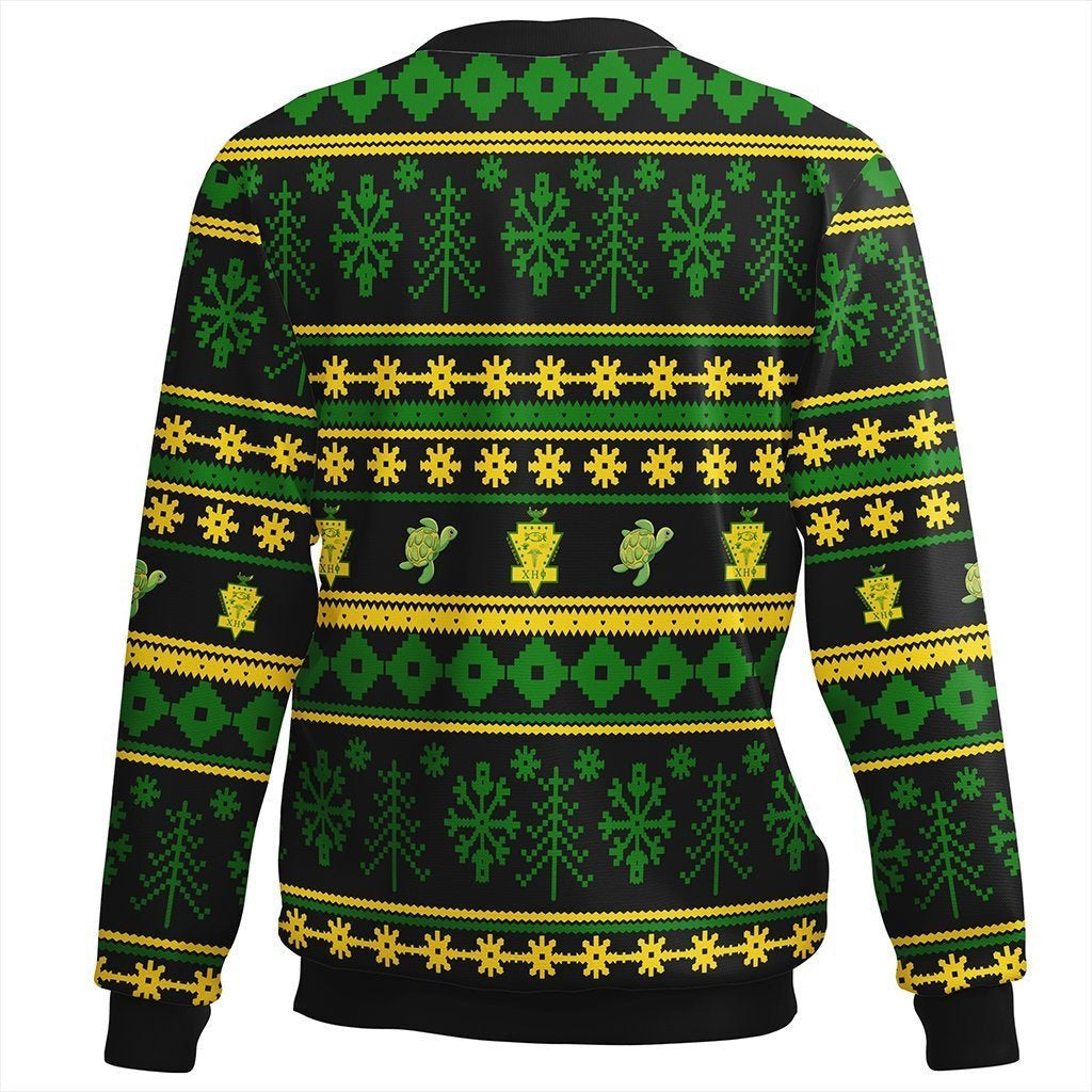 Sorority Sweatshirt - Chi Eta Phi Christmas Splatters Sweatshirt