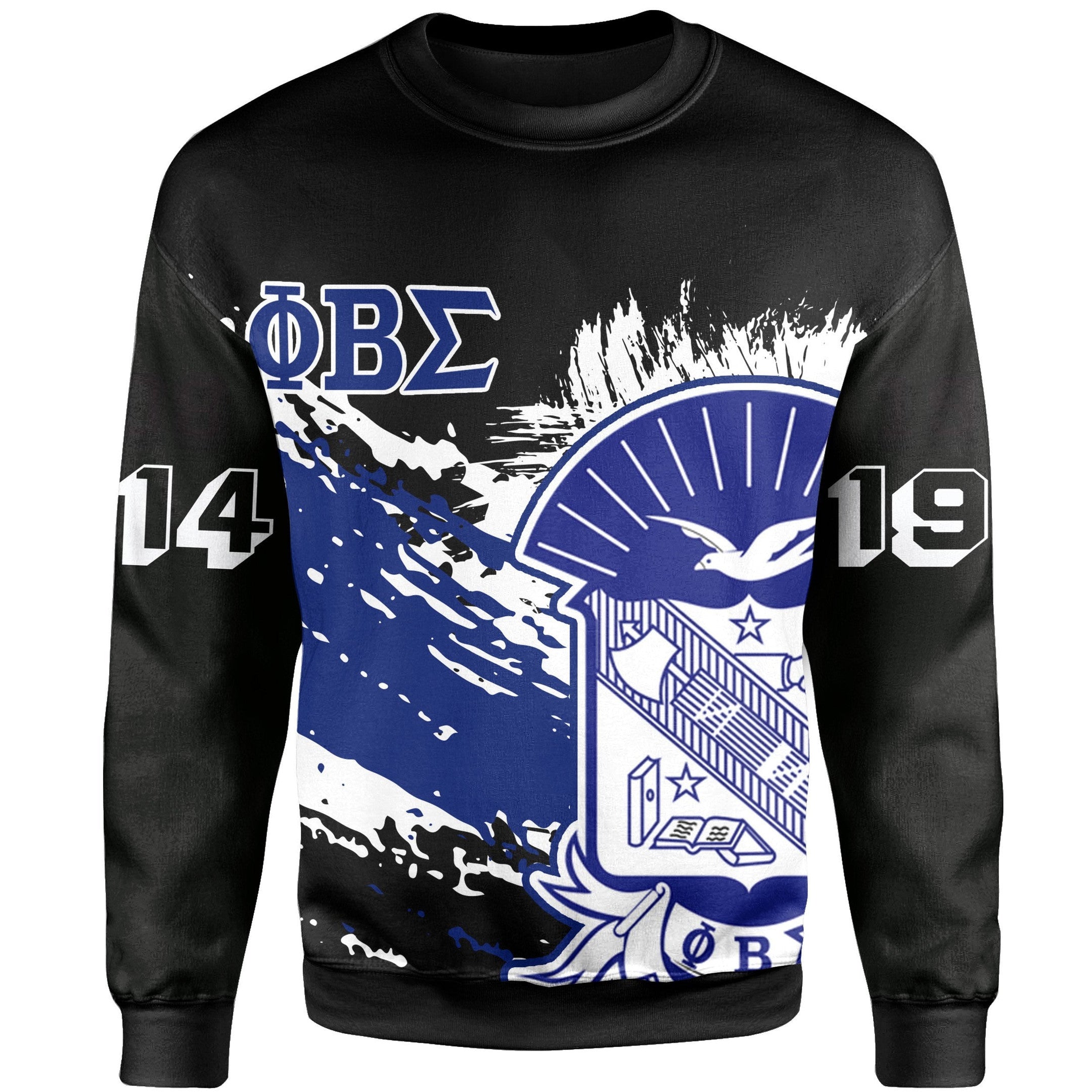 Fraternity Sweatshirt - Phi Beta Sigma Sweatshirt - Tip Style