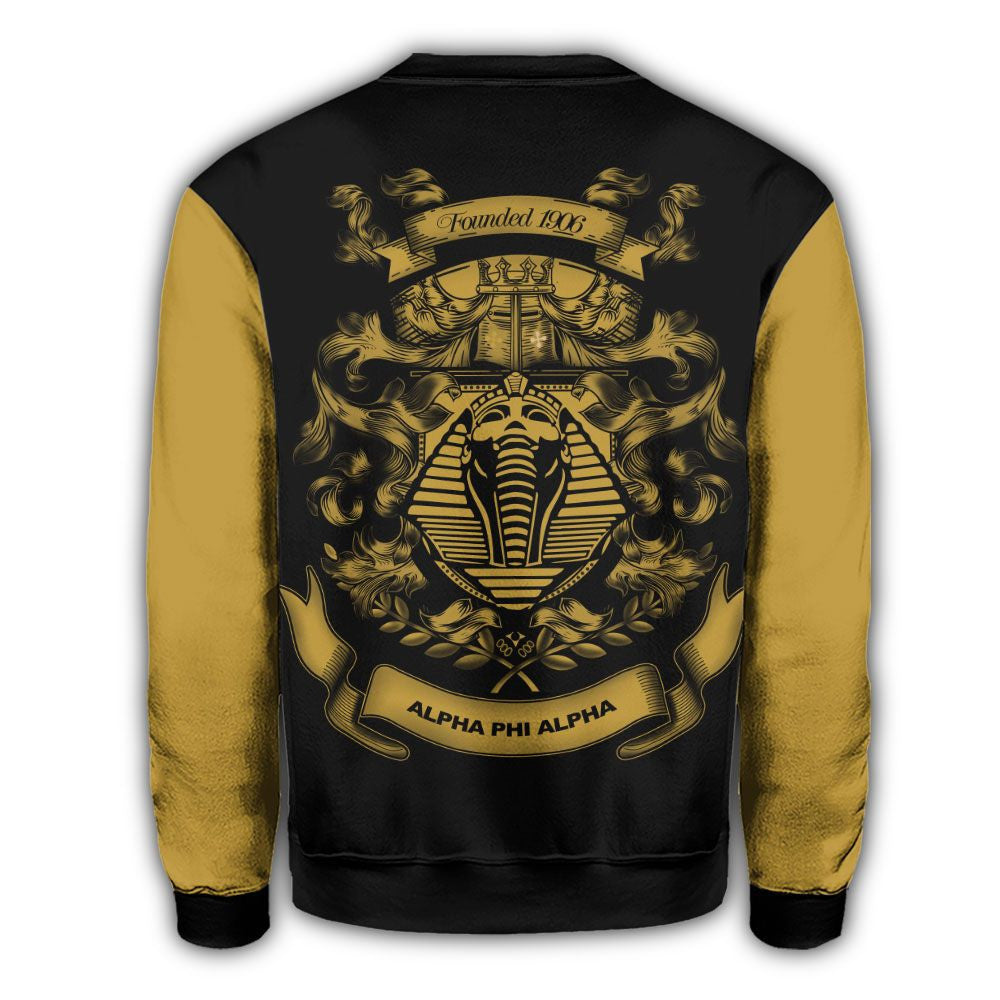Fraternity Sweatshirt - Royal Alpha Phi Alpha Crewneck Sweatshirt
