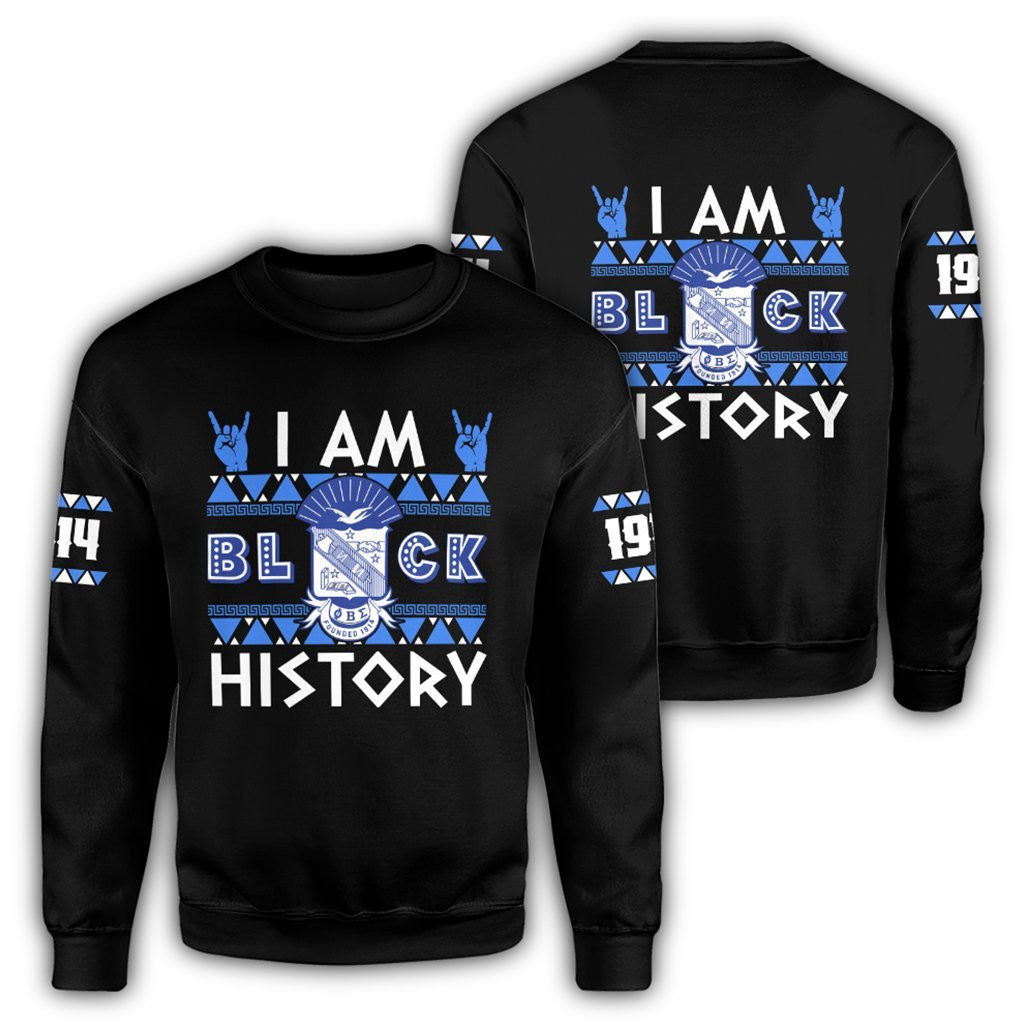 Fraternity Sweatshirt - I Am Black History Phi Beta Sigma Sweatshirt