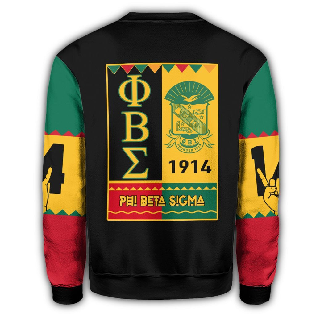 Fraternity Sweatshirt - Phi Beta Sigma Black History Month Sweatshirt