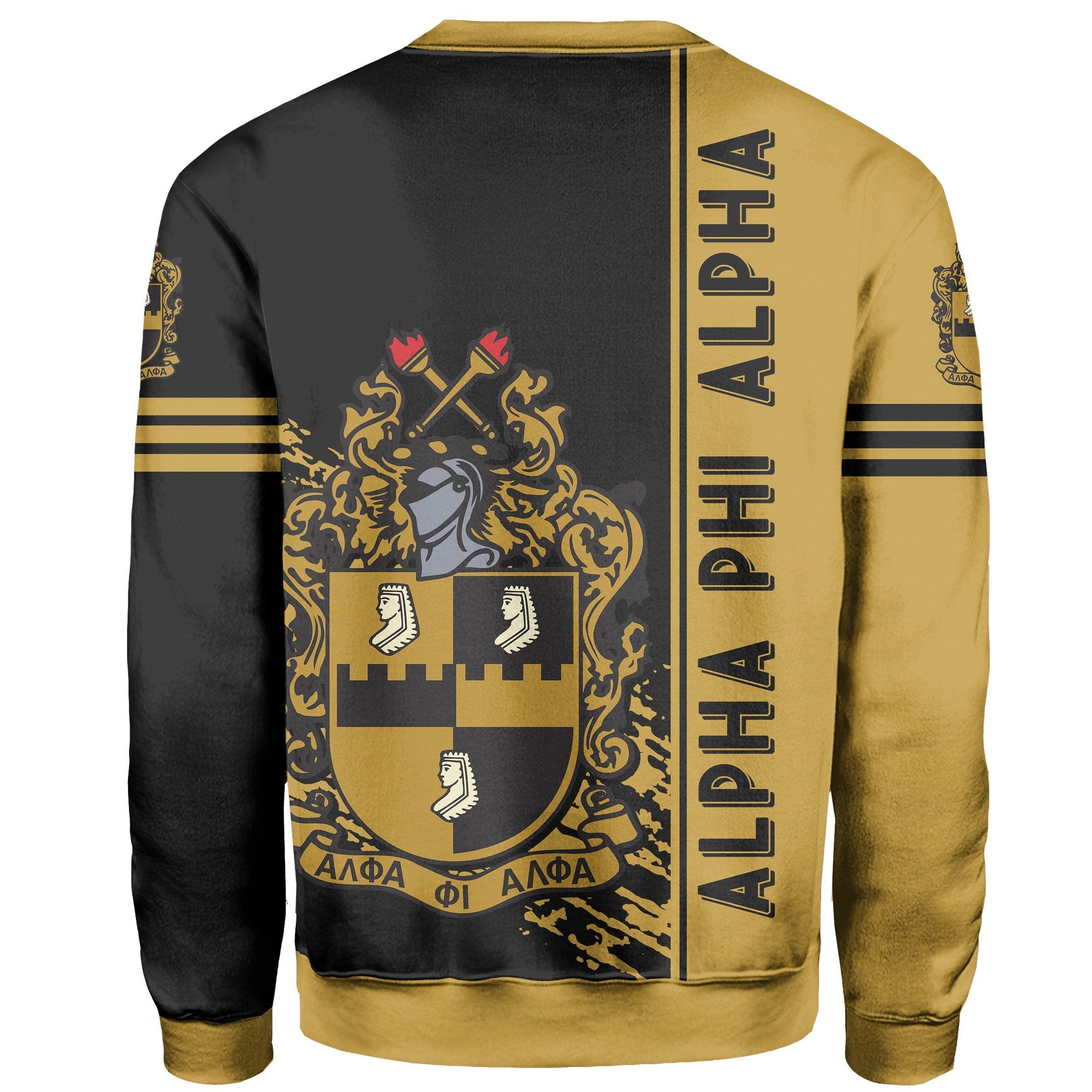 Fraternity Sweatshirt - Alpha Phi Alpha Sweatshirt Quarter Style
