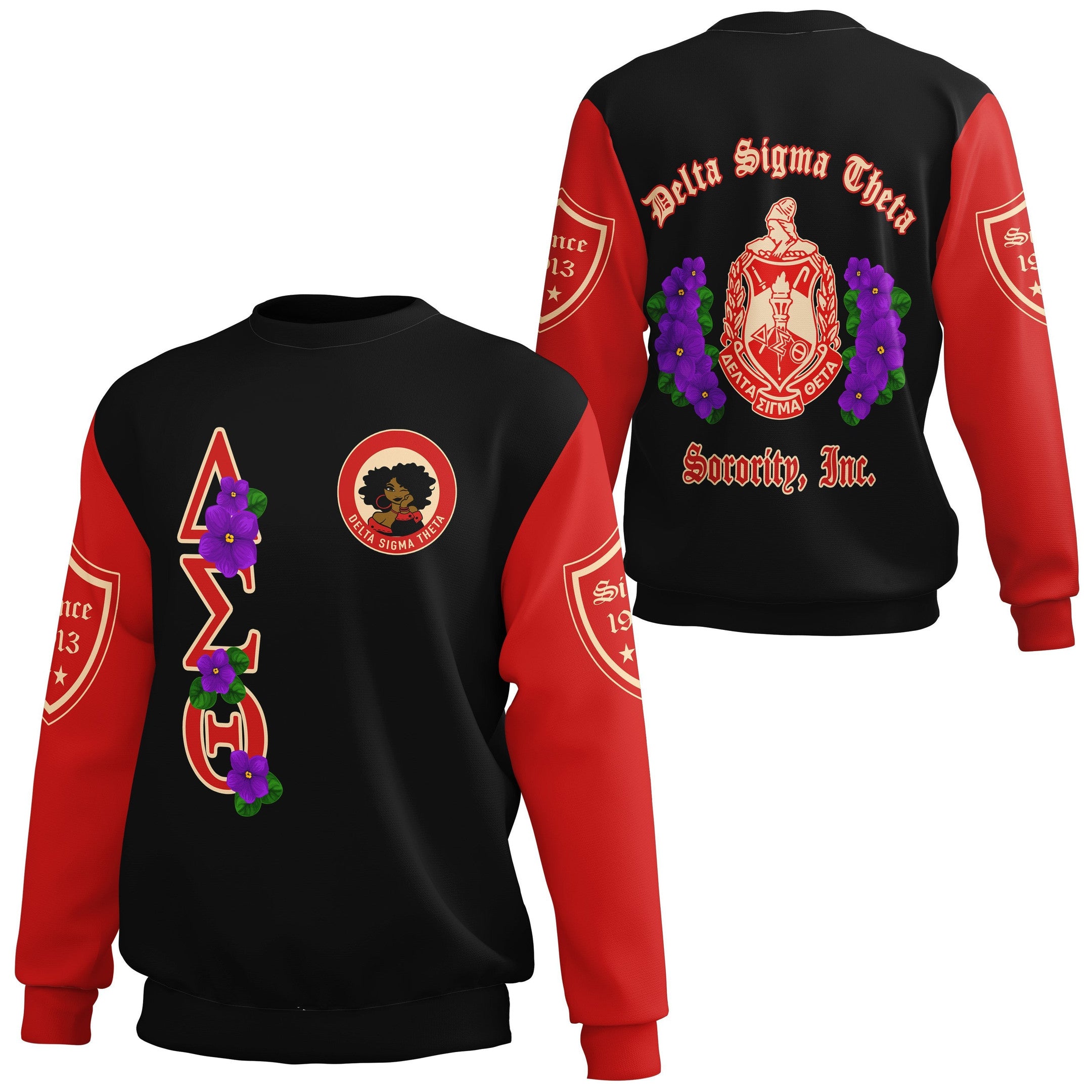 Sorority Sweatshirt - Delta Sigma Theta Violet Sweatshirt