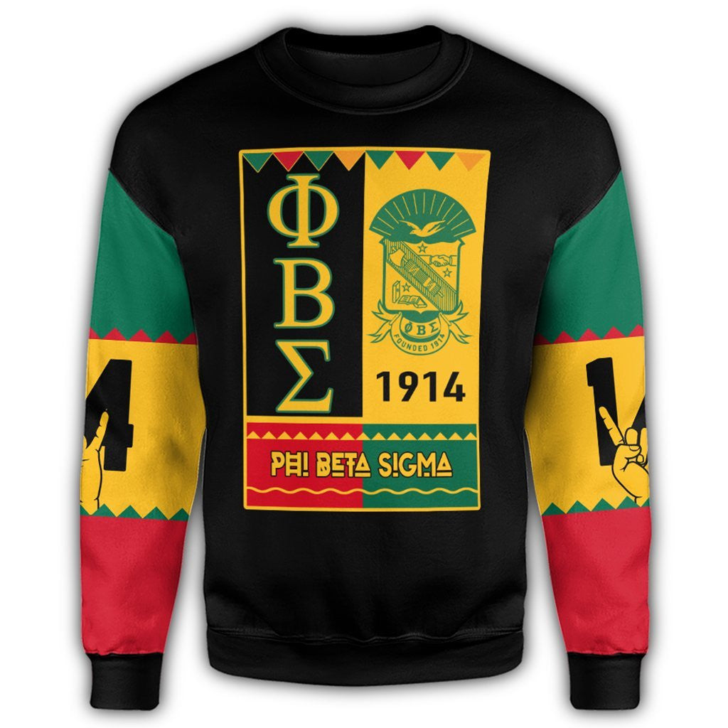 Fraternity Sweatshirt - Phi Beta Sigma Black History Month Sweatshirt