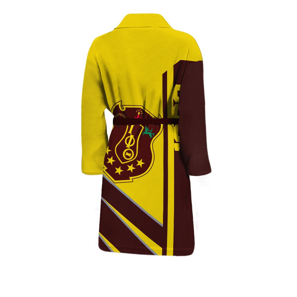 Fraternity Bath Robe - Iota Phi Theta Half Concept Men's Bath Robe