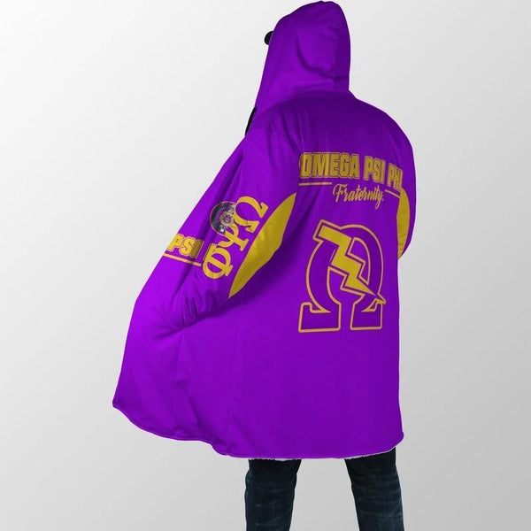 Fraternity Hooded Coat - Thunder Omega Psi Phi Hooded Coat