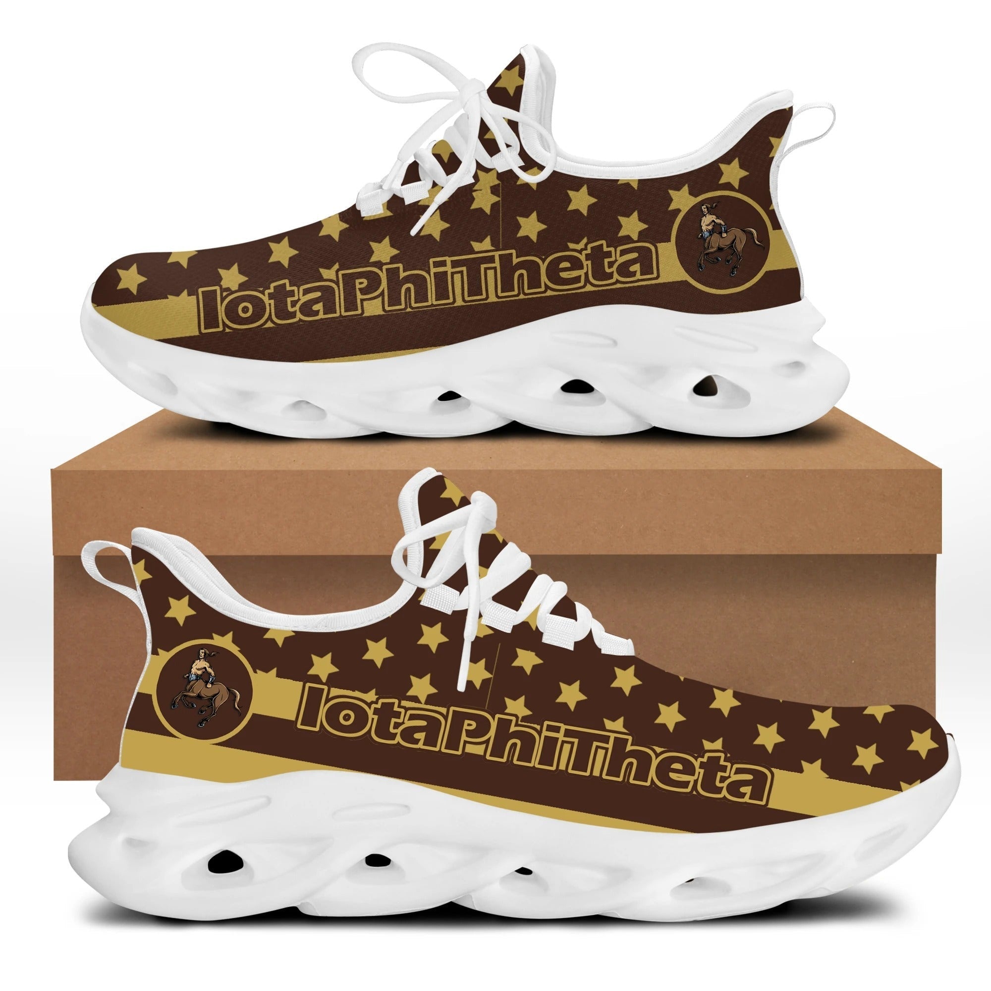 Tothetopcloset Footwear - Iota Phi Theta Stars Clunky Sneakers J5