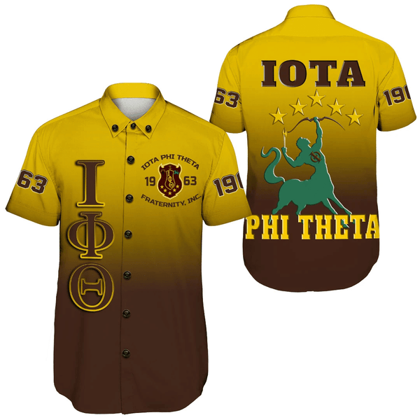 Fraternity Shirt - Iota Phi Theta Gradient Short Sleeve Shirt