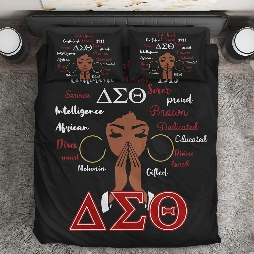 Sorority Bedding Set - Delta Sigma Theta Girl Pray Bedding Set