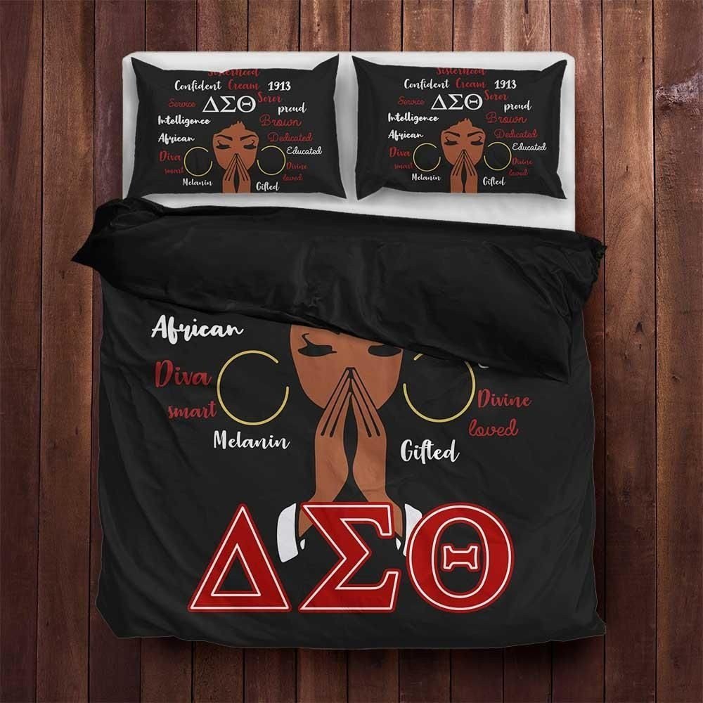 Sorority Bedding Set - Delta Sigma Theta Girl Pray Bedding Set