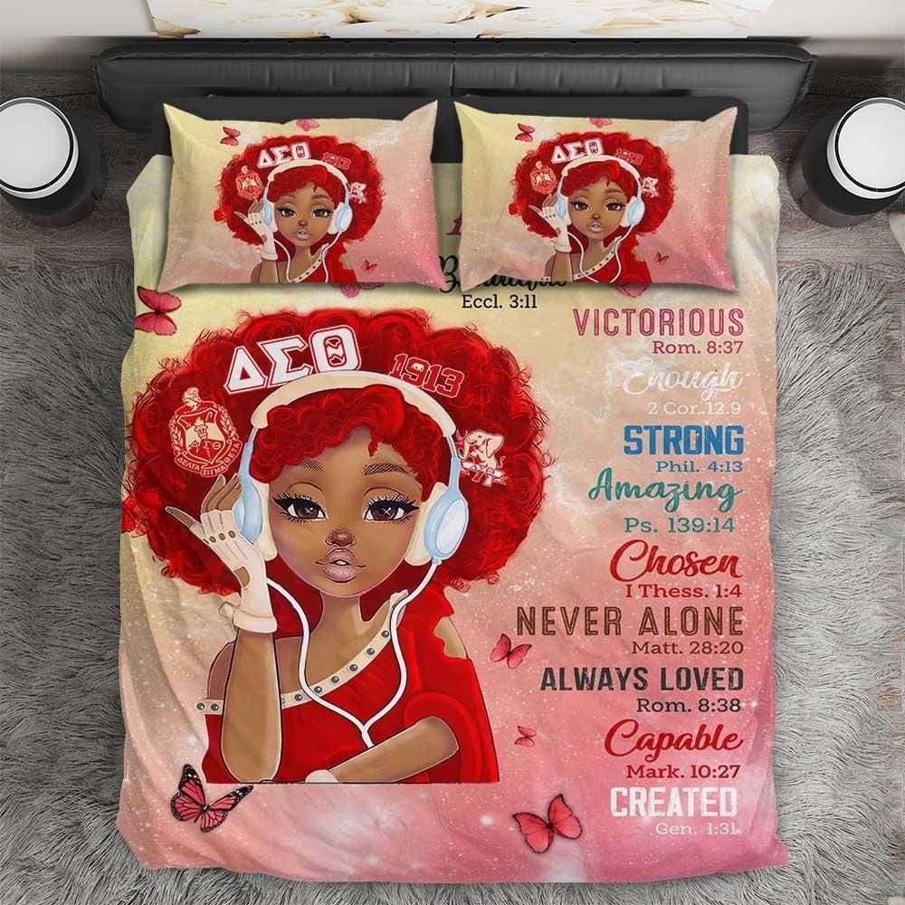 Sorority Bedding Set - Delta Sigma Theta Mood Bedding Set