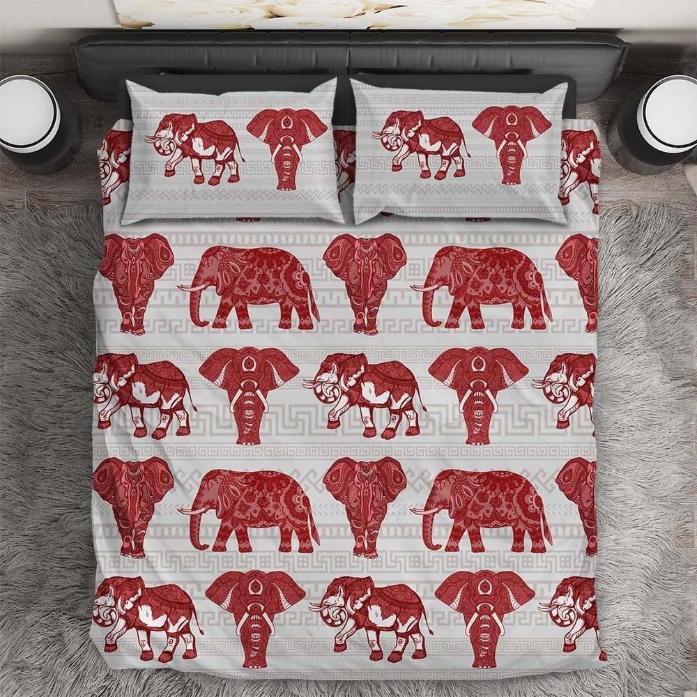 Sorority Bedding Set - Delta Sigma Theta Mandala Elephant  Bedding Set