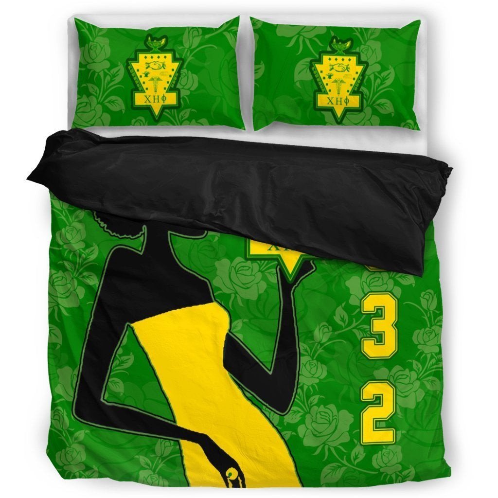 Sorority Bedding Set - Chi Eta Phi Girl Duvet Cover & Pillow Cases