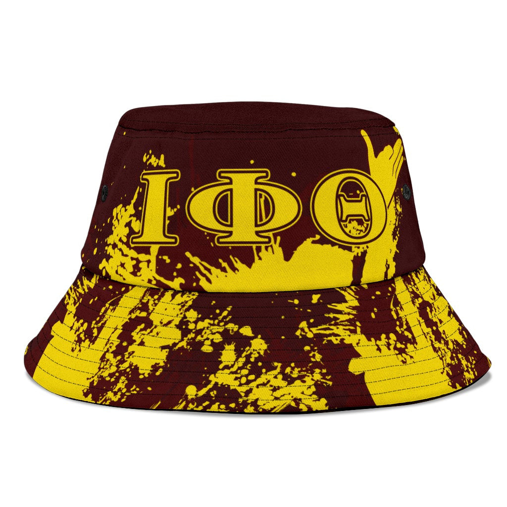 Fraternity Bucket Hat - Iota Phi Theta Spaint Style