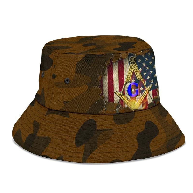 Fraternity Bucket Hat -  Freemasonry Bronken Style