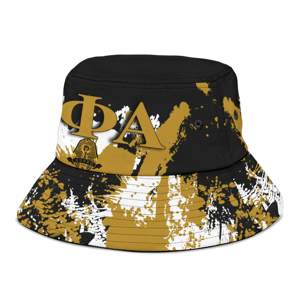 Tothetopcloset Bucket Hat - Alpha Phi Alpha - Spaint Style J89