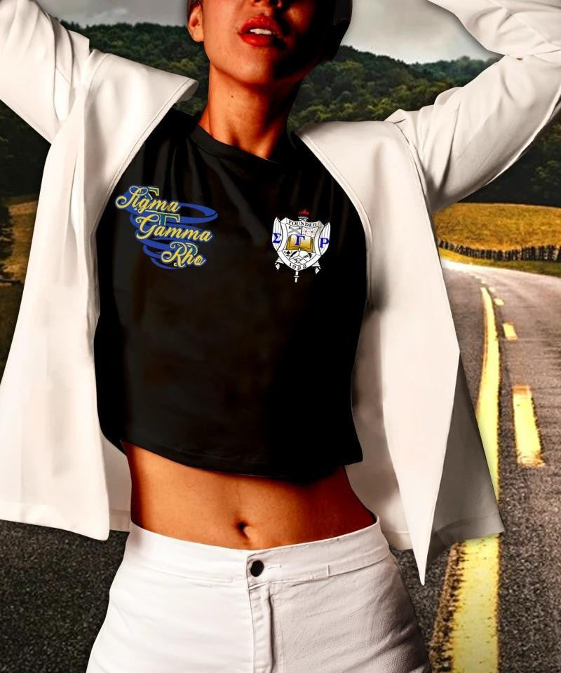 Sorority TShirt - I Am Sigma Gamma Rho Girl Croptop TShirt