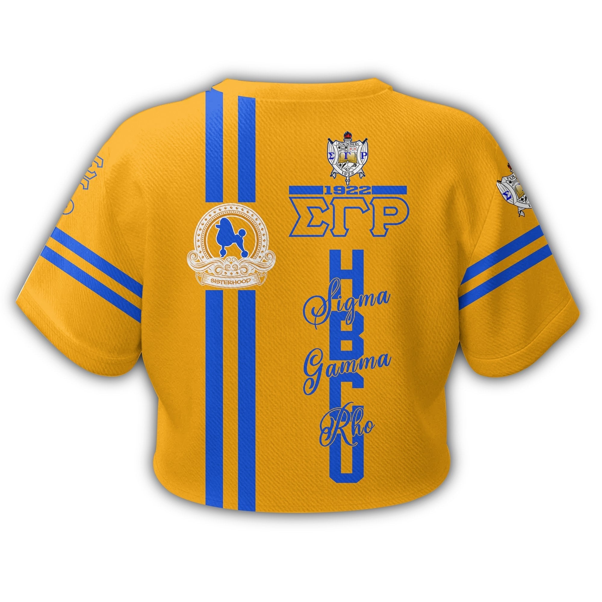 Sorority TShirt - HBCU Sigma Gamma Rho Poodle Croptop TShirt